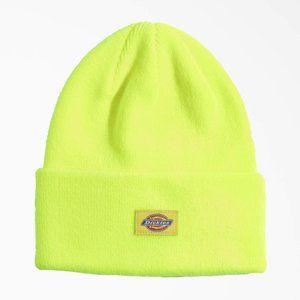 NWT Dickies Neon Cuffed Beanie Winter Hat Tuque Workplace High Visible Neon Hat